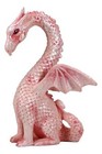 Valentine Cupid Love Pink Dragon Figurine 4 25 h Romantic Female Dragon Statue