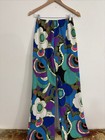 Vintage 70   s Retro Wide Leg Pants Mod Psychedelic Size 12 Flower Power
