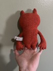 Rare Pretty Ugly Doll Abima Red Orange Plush Little Monster 8  Stuffed Toy 2004