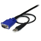 4 Ft Ultra-thin Usb Vga 2-in-1 Kvm Cable
