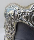Vintage Ornate British Sterling Silver Photo Frame Cupids angels 4x5 5    Photos