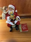 Clothtique    heaven Sent      possible Dreams Santa With Angel And Teddy Bear Nwt 