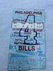 Sept 17 1981 Buffalo Bills  Vs Philadelphia Eagles Game Ticket Stub Nfl Football