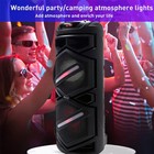 6000w Portable Bluetooth Speaker Sub Woofer Heavy Bass Sound System Party remote