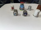 Intage Thimble Collection     8  Unique Thimbles From Iconic Locations