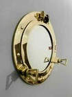 12   porthole Brass Wall Nautical Ship Mirror D  cor Inch Window Glass Vintage