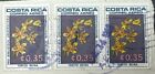 Vtg Postage Stamps Cover Costa Rica To Canada Air Mail 35c Christmas 1968