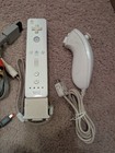 Nintendo Wii Rvl-001 Home Console - White W cords And Controller Bad Panel Hinge