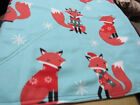 Baby Blanket  Quilt  Fleece And Cotton Knit    33 X 30 Inches 