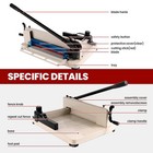 Heavy Duty Paper Cutter 12  400 Sheets Capacity Paper Trimmer For Cutting Paper
