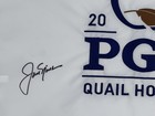 Jack Nicklaus Signed 2025 Pga Championship Golf Pin Flag Autograph Bas J47