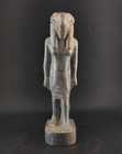 Rare Ancient Egyptian Antiquities Statue Large For God Khnum Made Hummer Stone