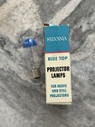 Sylvania Projector Lamp Blue Top- 75w 115-120v     Vintage Projection Bulb