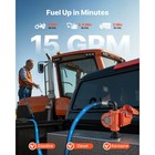 12v Dc Fuel Transfer Pump 15 Gpm Diesel And Gasoline Pump With Manual Nozzl