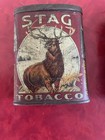 Vintage Stag Tobacco Tins Original Lot Of 2