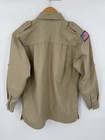 Boy Scouts Bsa Cub Scout Youth Uniform Shirt Long Sleeve Beige Usa Size Large