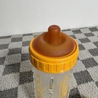 Vintage Playtex Drop-ins 8 Oz Baby Bottle Nurser Yellow   Flat Top Latex Nipple