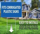 Sturdy Metal H Frame Wire Step Stakes For Yard Signs 10 X 30 Inch  stakes Only 
