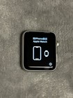 Apple Watch Series 3 42mm Silver Aluminum Case Black Rubber Band Gps Touchscreen