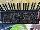 Antique Soprani Castelfidardo Italian Piano Accordion Black Celluloid Rare