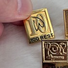 Wegmans Grocery Store Employee Service Award Lapel Pin Lot - 5  10  13  15
