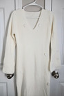 Gorgeous Ivory Knit Bodycon Sweater Dress Size Xl