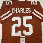 Autographed signed Jamaal Charles Texas Orange College Jersey Jsa Coa