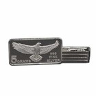 5 Gram  999 Fine Silver Bars - Monarch Precious Metals - Eagle