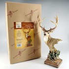 Wild Wings High Chaparral Mule Deer Sculpture Hand Painted Mill Creek Peltzer