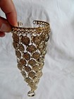 Egyptian Belly Dance Anklet Gypsy Gold Plated Coins Pyramid Shaped 3 