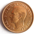 1952 Great Britain Farthing - Au unc Red - Great Coin - Free Ship - Farthing  3
