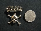 Wasp w a s p  Small Vintage Pin Button Badge Us Import    19