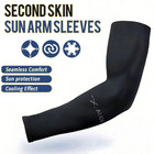 3 Pairs Ice Silk Uv Protection Arm Sleeves For Men   Women - New