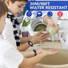 Juboos Kid s Digital Watch For Boys And Girls  Waterproof Lcd Black
