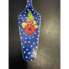 The Pioneer Woman Dazzling Dahlias Cobalt Blue Floral Ceramic Pie Cake Server