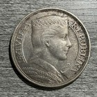 Latvia 5 Lati 1931 Silver Coin Circulated Xf-au
