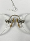 Antique Shuron Pince-nez Rimless Spectacles Eyeglasses W  Ear Hook Case