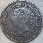 1859 Canada Large Cent Nice Xf  Free Shipping 