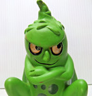 Vintage Pepto Bismol 24 Hour Bug Germ Figure Coin Bank With Stopper
