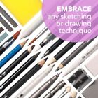 Castle Art Supplies 100 Piece Drawing   Sketching Set   Graphite  Charcoal