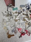 Vintage Lot 2 5lbs Skelton Keys   Clock Keys  Cabinet Keys  Flat Keys   Car Keys