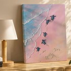 Sea Turtles Hatchlings Beach Ocean Waves Nature Canvas Wall Art Print Home Decor