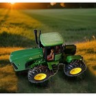 John Deere J0512q01 Die Cast Ertl Articulated Tractor Wide Wheels 1 64 Farm Toy