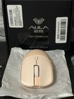 Cream White Wireless Gaming Mouse Aula Tri-mode 2 4g bt5 0 usb-c 12000dpi