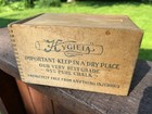 Vintage Hygieia Old Faithful Dustless Chalk Dovetail Wood Box American Crayon Co