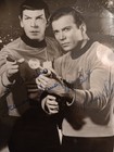 William Shatner Leonard Nimoy 7 25x5 25  Signed Photo Autograph Star Trek Vtg