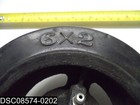 6  X 2  Rubber On Cast Iron Caster Wheel With 3 4  Bore