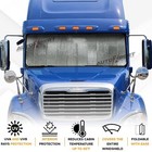 Accordion Sun Shade Windshield For Trucks  Reflective Car Shade Front Windshi   