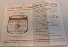  rare  Victorian Trade Card Humphreys Veterinary Remedies Booklet 