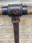 6  Post Fence Hole Auger Dirt Digger 46    Tall Hand Tool Ground Vintage Antique 